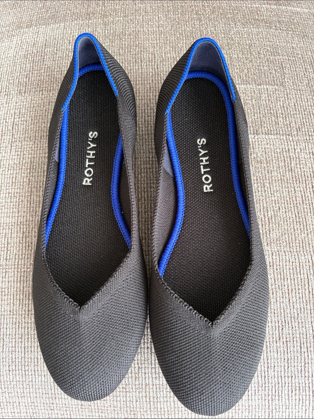 Rothy’s black ballet flats